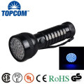 Aluminum 41 LED Torch UV Lamp Light Flashlight 2 Modes Camping